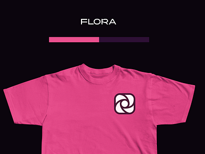 Flora abstract logo branding design logo visual identity