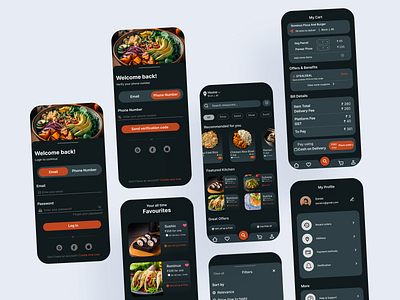 SmartEats - Food Delivery App app design innovation food delivery app ui