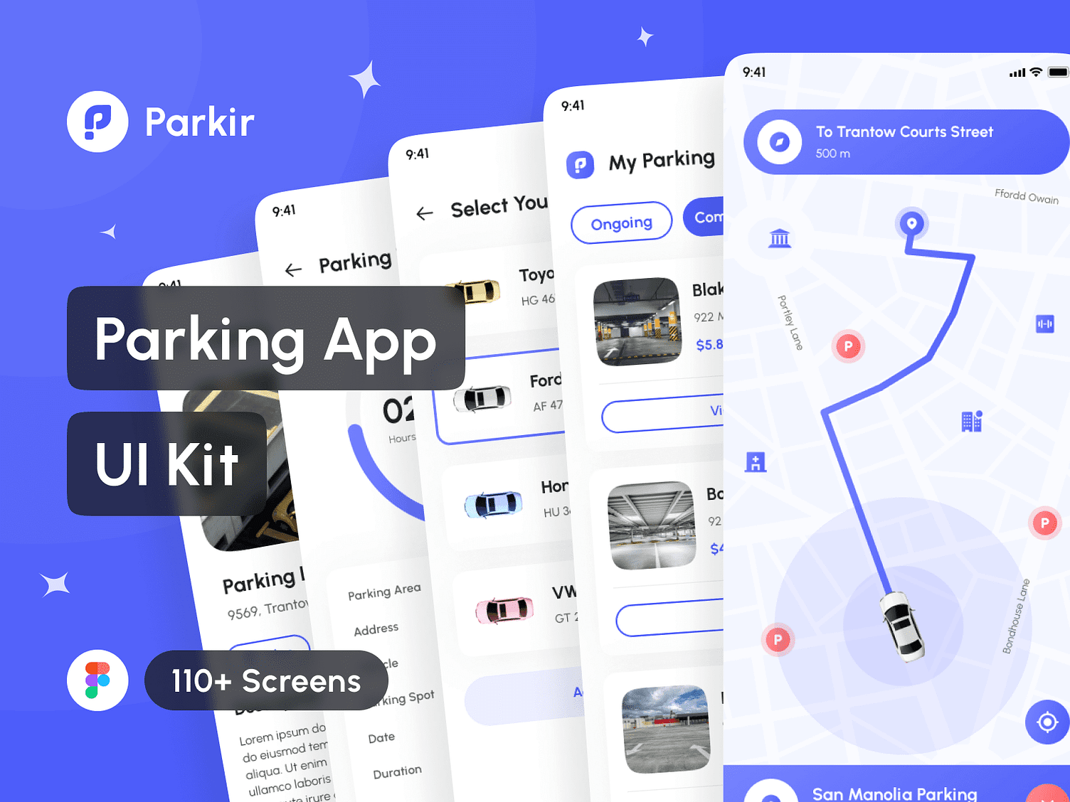 [VIP] Parkir: Parking App UI Kit