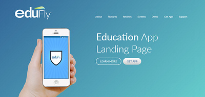 EDUFly educational website graphic design mobile app mobile app design ui ux website