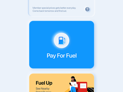Pay for Fuel - FirstU app app design car fuel icon neumorphism ui