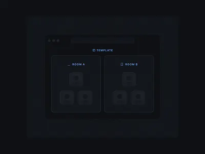 Template Diagram - 100ms design developer live streaming sdk ui video conferencing