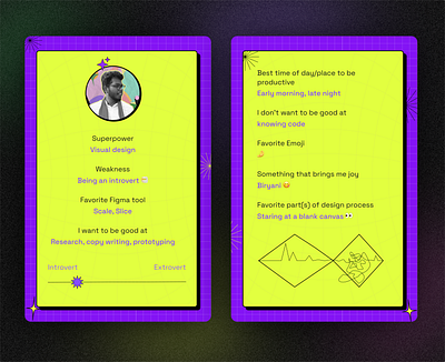 Pokemon card - Ft. Myself contrast experimentation neobrutalism ui visual design