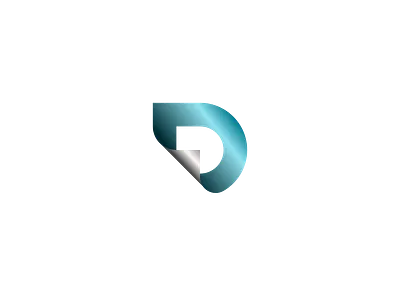 Logo (Peeled Alphabet D) graphic design