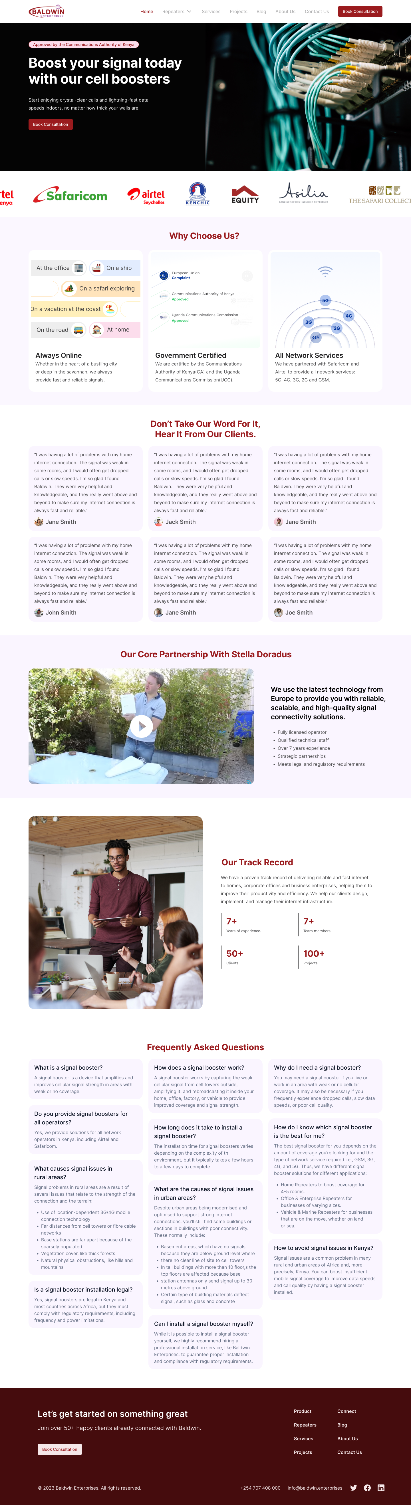 Baldwin Landing Page branding color design hero hero section illustration landing page ui ux web