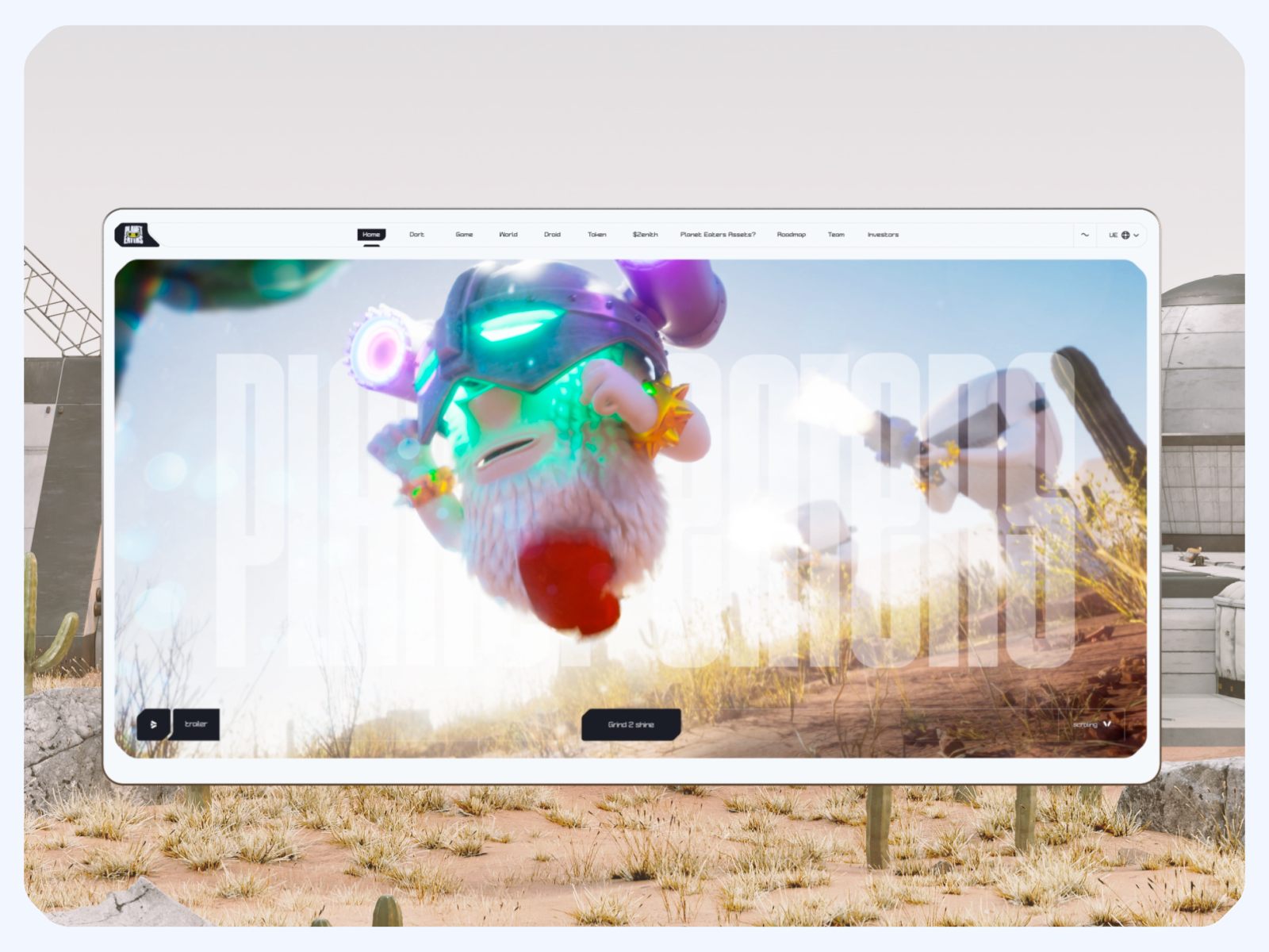 🪐 Planet Eaters 3d bitcoin blockchain coin crypto interaction jesuslabarca landingpage minimal uidesign uxdesign web3 website