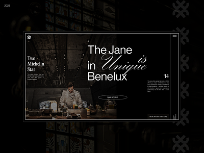 The Jane Antwerp | Gastronomic restaurant app branding clean concept creative dark design ecommerce home mobile app new platform popular product ui ux uxui website