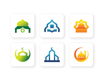 Islamic Logo Collection creative display graphic design illustration islamic logo vector