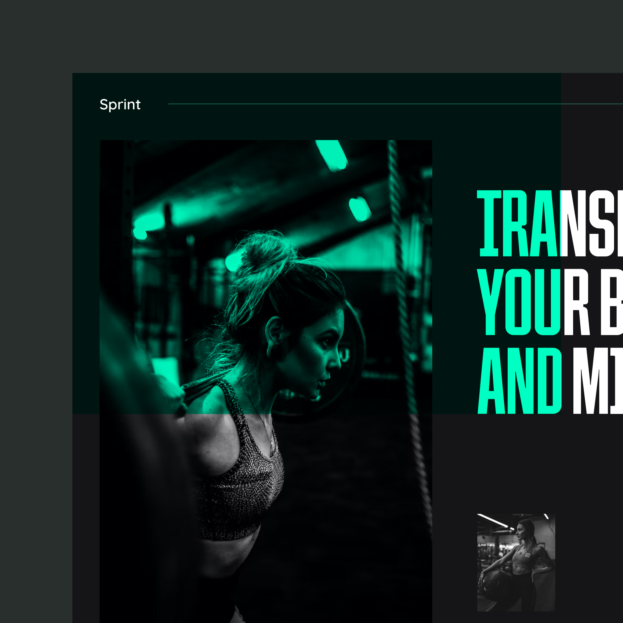 Workout Homepage-Concept bold design gym healthy homepage landinfpage lifestyle modern premium trainer typography ui uiux user experience design userinterface ux webdesign website workout yoga