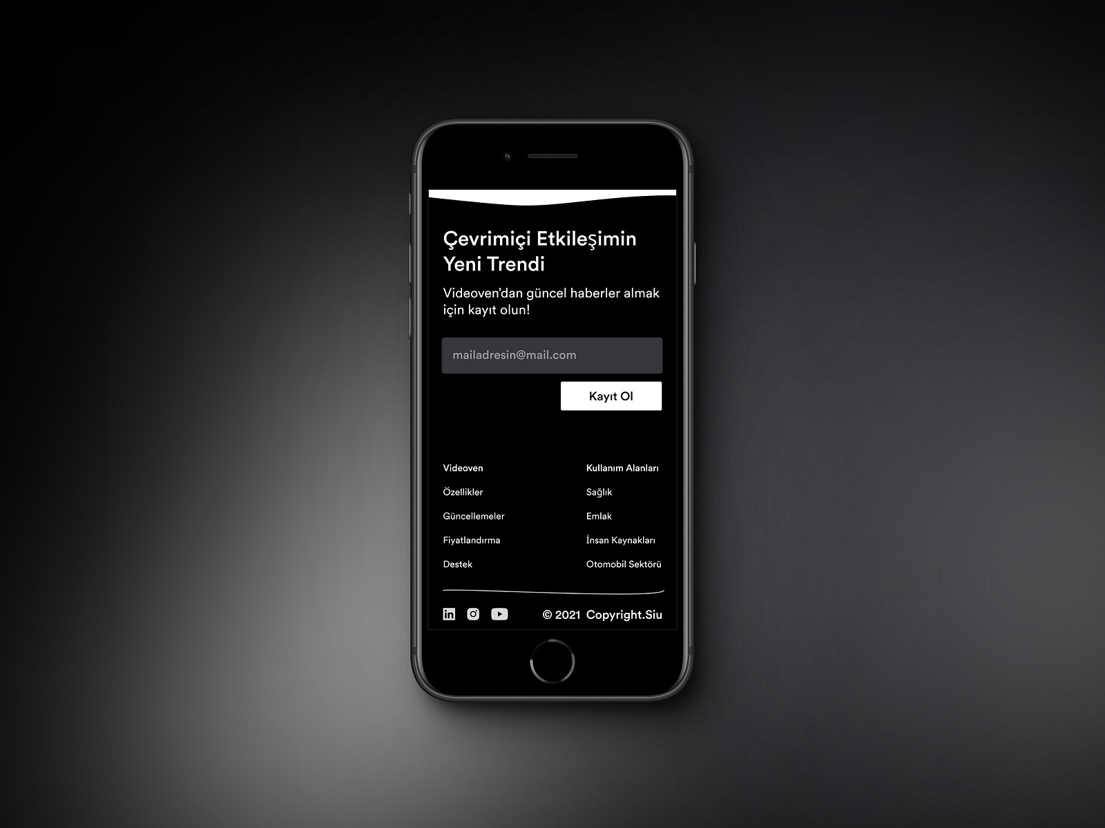 Footor Design for mobile by Buse Bilger on Dribbble