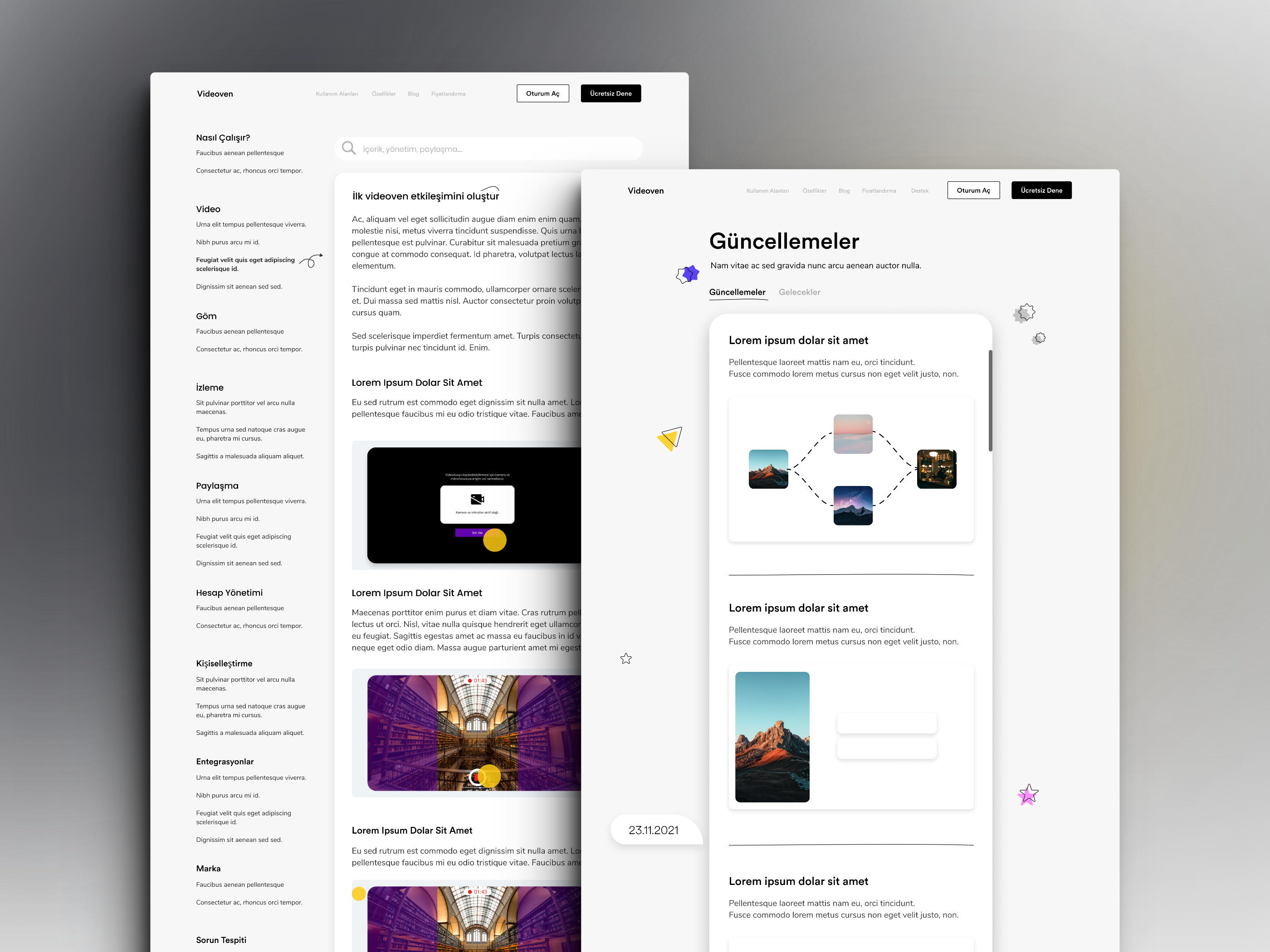 Example of Modern Website Design