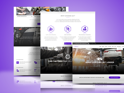 Car Service Websites Landing Page car carcare care carservice engine landing landingpage web webpage website