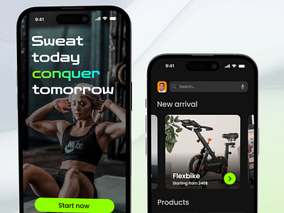 Fitness product app appfitness appui black blackmode fitnessapp fitnessproducts fitnesstools fitnessui fitnessux gymapp gymproducts gymtools gymuiapp