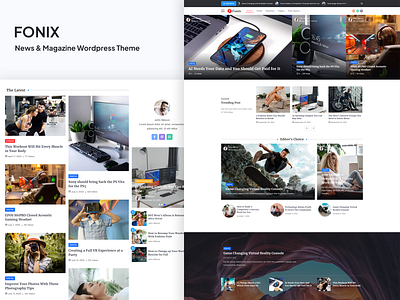 Fonix | Newspaper & Magazine WordPress Theme magazine template news theme personal blog website template wordpress theme