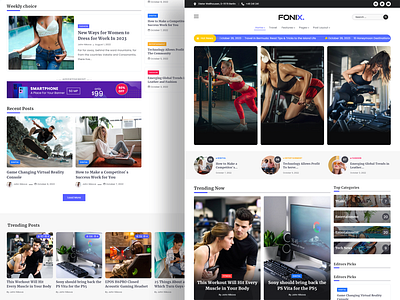 Fonix | Newspaper & Magazine WordPress Theme magazine template news theme personal blog website template wordpress theme