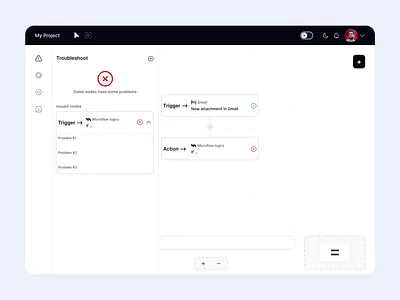 Microflow V1 playground dashboard design error error state microflow pattern pouya protocol sepanta sepanta pouya ui ux