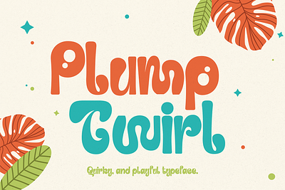 Plump Twirl – Adorable Typeface adorable baby beautiful book children chunky cute font kids lovely playful quirky rare school teacher thick toddler twirl typeface unique