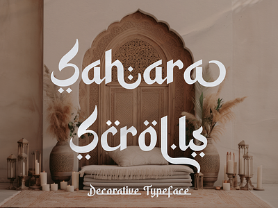 Sahara Scrolls – Arabic Typeface arabic beautiful calligraphy eastern egypt font iraq jordan middle eastern morocco muslim persian religion sahara saudi arabia scroll syria typeface yemen
