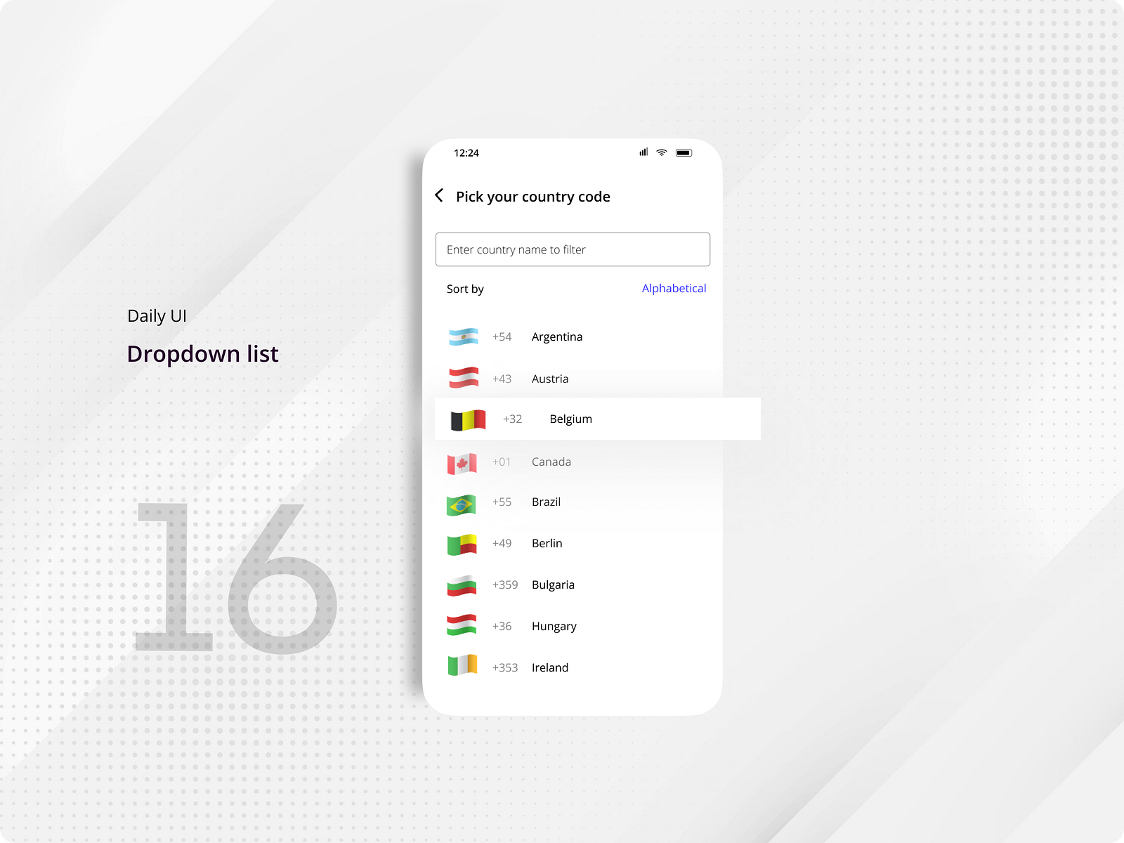Dropdown list by divi frenz on Dribbble