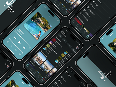 Music App "Tune" dailyui design figma mobile app mobile apps music app ui ui design ui designer ui explore ui ux designer uiux designer ux