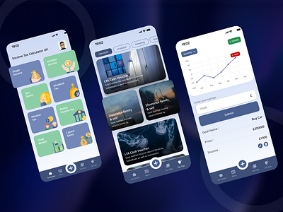 UK tax - Incometax Calculator App app budgeting design financialapp financialassistance financialtools graphic design illustration logo mobile taxapp taxationguide taxcalculator taxhelp taxknowledge taxsavings taxtips ui ukfinance ux