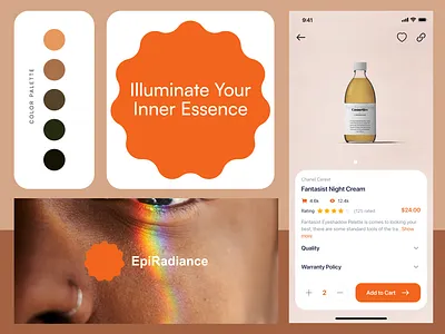 Beauty Branding branding design graphic design layout logo minimal ui ux