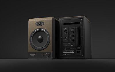 Studio Speakers gear hardware music product design speakers uiux visualisation