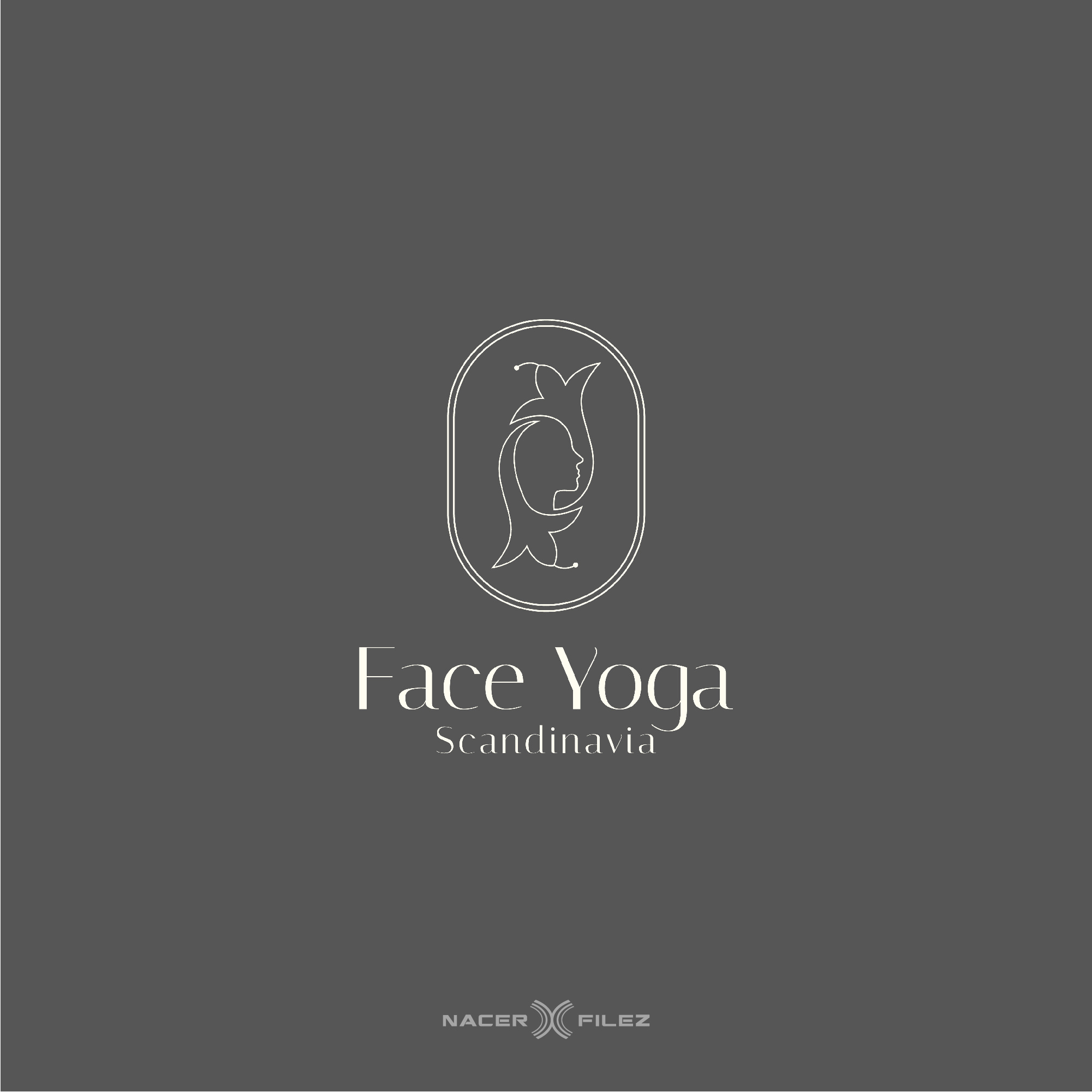 Face Yoga Scandinavia branding classy design elegant face yoga feminine flowers graphic design lineart lineart logo logo logofolio logos scandinavia soft vector yoga yoga logo
