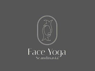 Face Yoga Scandinavia branding classy design elegant face yoga feminine flowers graphic design lineart lineart logo logo logofolio logos scandinavia soft vector yoga yoga logo