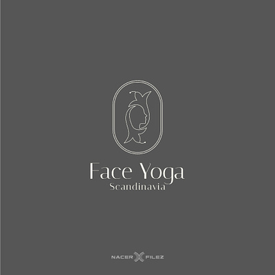 Face Yoga Scandinavia branding classy design elegant face yoga feminine flowers graphic design lineart lineart logo logo logofolio logos scandinavia soft vector yoga yoga logo