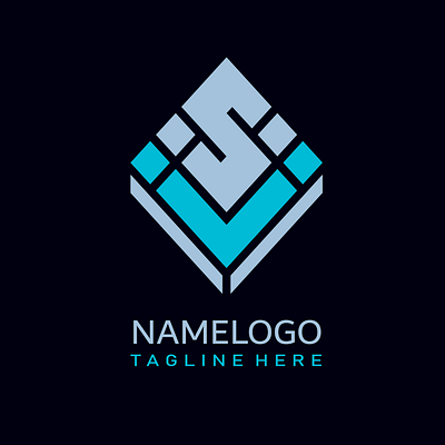 This is a namelogo. 3d branding graphic design logo motion graphics