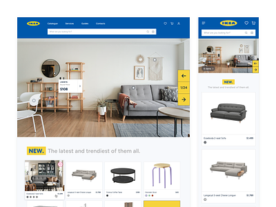 IKEA Redesign figma furniture ikea redesign responsive ui ux