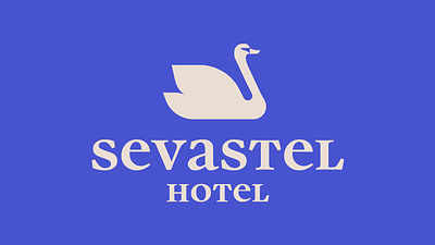 sevastel hotel 3d animation bird branding design esports graphic design illustration logo logotype mascot logo motion graphics swan ui vector white