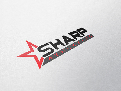 SHARP Athletics-Logo Design best logo branding business logo creative logo design graphic design icon design illustration league logo logo logo design logo mark logo process logos minimal logo monogram design simple logo typography vector vector logo