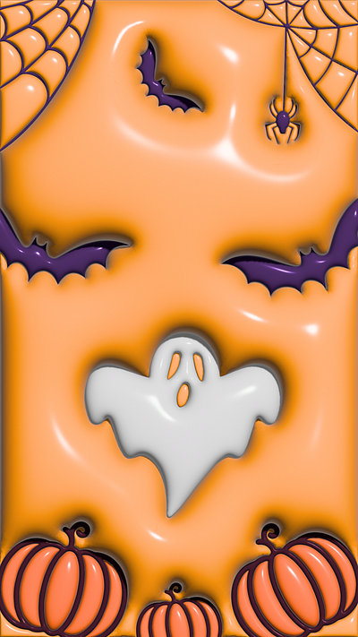 Helloween wallpaper bat ghost helloween pumpkin spider wallpaper web