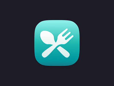 Dinner Daily App Icon - Daily UI #005 app application daily ui dailyui graphic design icon ui
