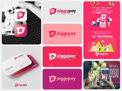 Design Logo for PiggyPay animallogo app brand branding debt design financial graphic design icon illustration income logo minimal oink pay piggy vector