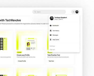 Techrevolve Advisory design graphic design ui