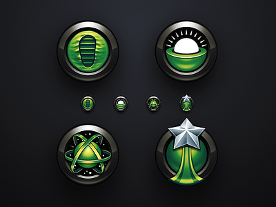 Earth Rank Icons casino dark earth green icon icons loyalty rank small size sphere star tier