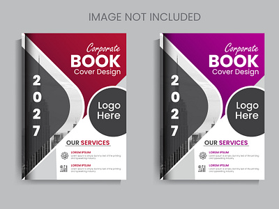 corporate business book cover template design - UpLabs