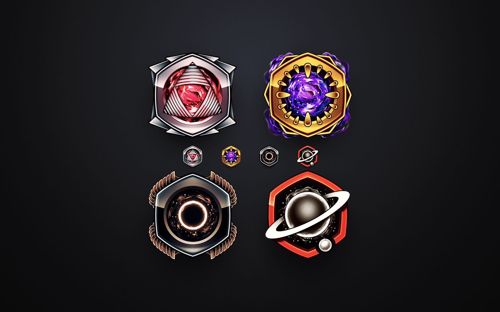 Space Rank Icons black hole callus explosion icons loyalty nebula osiris ranks rasputin space space dust warsat