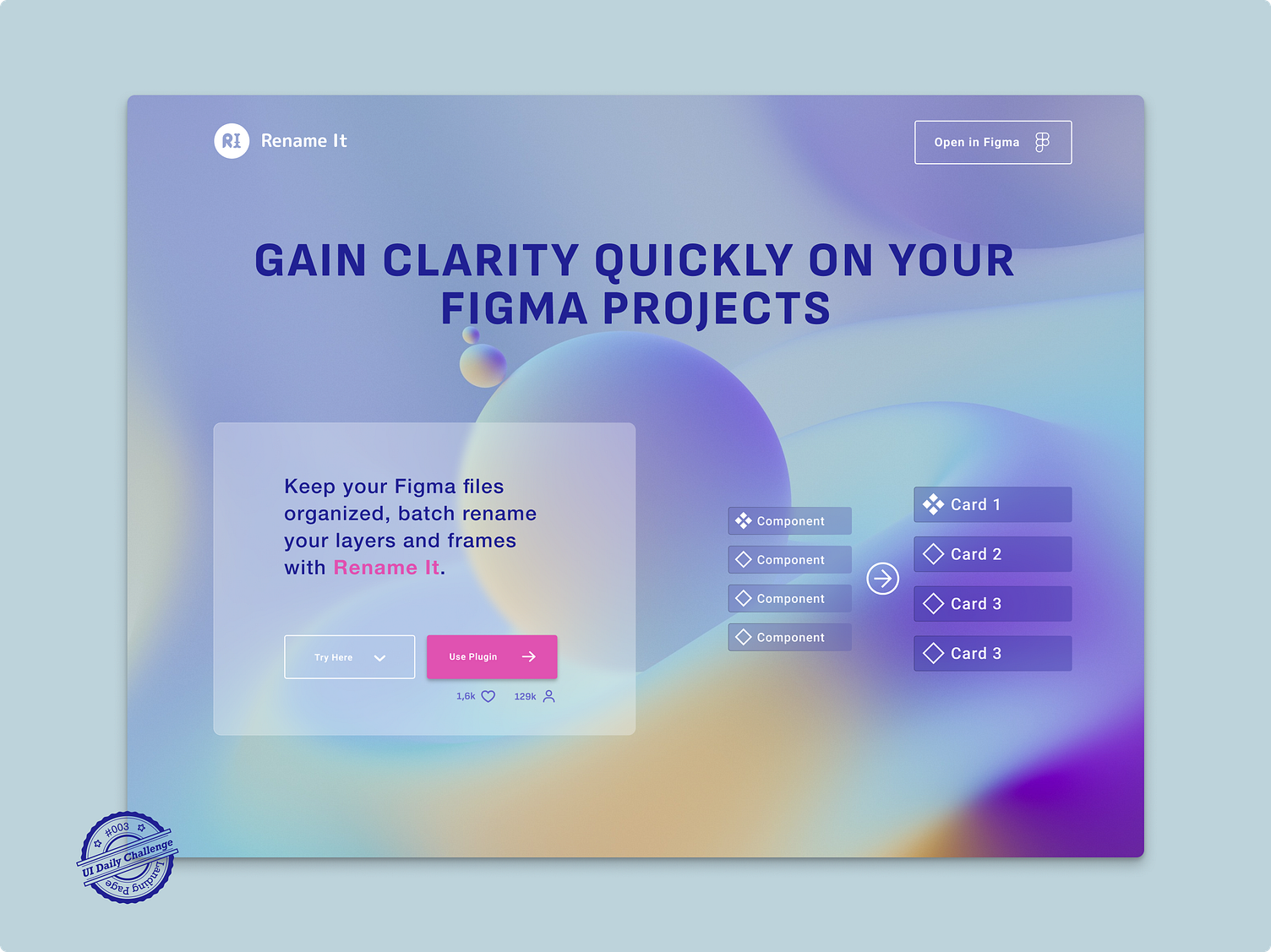 Landing Page - UX/UI Design by Robin Drapeau on Dribbble