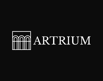 Artrium | Brand identity brandidentity branding graphic design graphicdesign keyvisual logo logotype