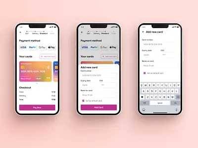 Daily UI Challenge | 002 | Checkout app checkout creditcard design payment ui