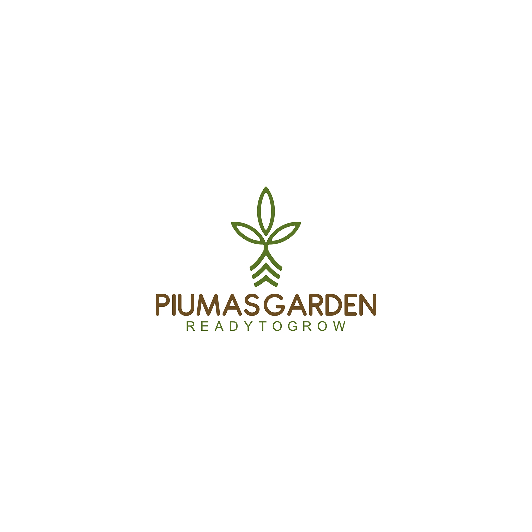 Piumas Garden branding design graphic design il illustration logo vector