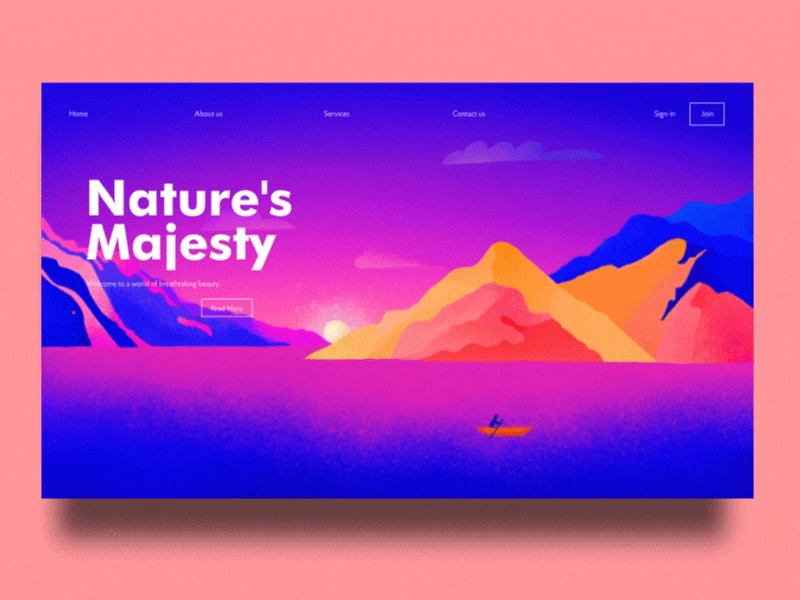 Illustration banner, Hero Section Animation Design, UI Animation animation website banner cool landing cool landing page figma gradient hand drawn hero hero animation hero animation page hero section animation illustration illustration website landing page trendy design trendy landing page trendy website design ui ui animation web banner