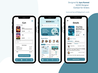 Book Order Application appprototyping bookapp bookorderingapp bookstoreapp bookui designinspiration dribbbledesign ebookapp mobileappdesign readingapp uiuxdesign usercentricdesign userexperience userinterface userjourney visualdesign wireframing