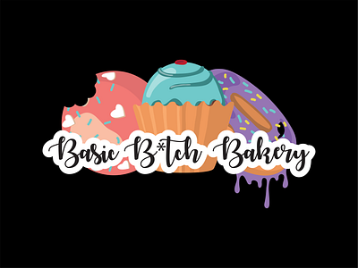 Basic Bitch Bakery Logo Design 2d 3d animation branding design illustration logo