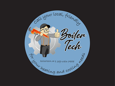 Boiler Tech Logo Design 2d 3d animation branding design illustration logo