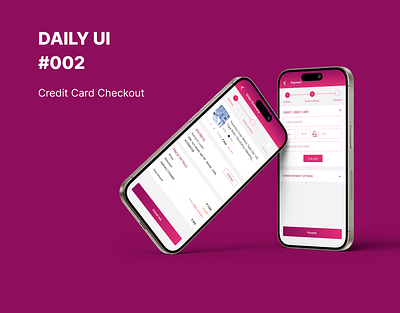 Daily UI #002 (Credit Card Checkout) app ui